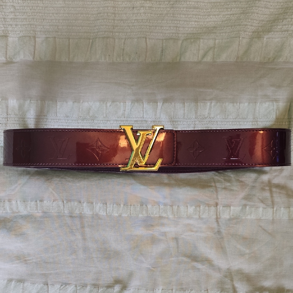 Patent Leather Louis Vuitton Belt